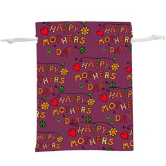 Seamless,happy Mothers Day  Lightweight Drawstring Pouch (xl) by nateshop