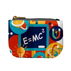 Natural Science Physics Laboratory Formula Mini Coin Purse by danenraven