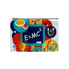 Natural Science Physics Laboratory Formula Cosmetic Bag (medium) by danenraven