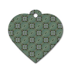 Batik-tradisional Dog Tag Heart (one Side) by nateshop