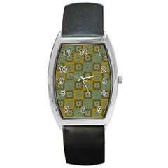 Batik-tradisional-01 Barrel Style Metal Watch by nateshop