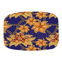 Seamless-pattern Floral Batik-vector Mini Square Pill Box by nateshop