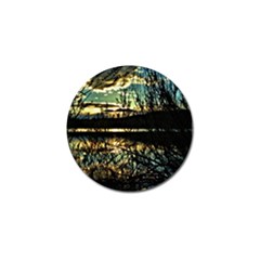 Forest Sunset Dusk Reflection Golf Ball Marker (4 Pack) by Wegoenart