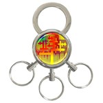 Code Binary System 3-Ring Key Chain