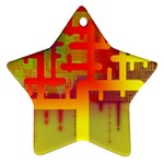 Code Binary System Star Ornament (Two Sides)