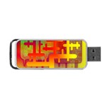 Code Binary System Portable USB Flash (One Side)
