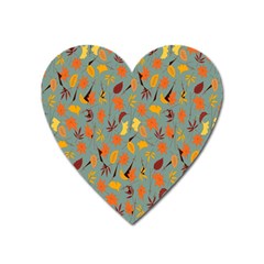 Thanksgiving-001 Heart Magnet by nateshop