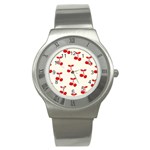 Cherries Stainless Steel Watch