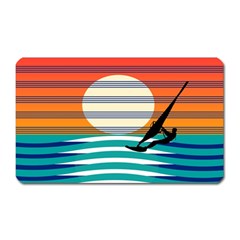 Waves Windsurfer Sun Magnet (rectangular)