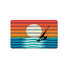 Waves Windsurfer Sun Magnet (name Card)