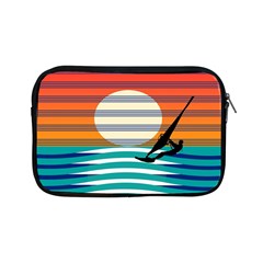 Waves Windsurfer Sun Apple Ipad Mini Zipper Cases by Ravend