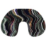 Texture Abstract Background Wallpaper Travel Neck Pillow Back