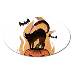Halloween Oval Magnet Front