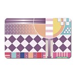 Abstract Shapes Colors Gradient Magnet (Rectangular)