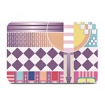 Abstract Shapes Colors Gradient Plate Mats