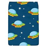 Seamless Pattern Ufo With Star Space Galaxy Background Removable Flap Cover (L)