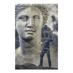 Men Taking Photos Of Greek Goddess Shower Curtain 48  X 72  (small)  by dflcprintsclothing