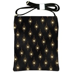 Light On Damask Shoulder Sling Bag