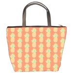 Pineapple Orange Pastel Bucket Bag Back