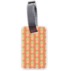 Pineapple Orange Pastel Luggage Tag (two Sides) by ConteMonfrey