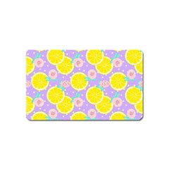 Purple Lemons  Magnet (name Card) by ConteMonfrey