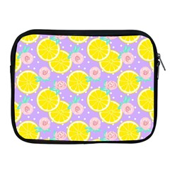 Purple Lemons  Apple Ipad 2/3/4 Zipper Cases by ConteMonfrey