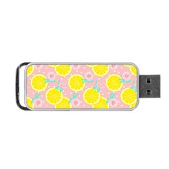 Pink Lemons Portable Usb Flash (two Sides) by ConteMonfrey