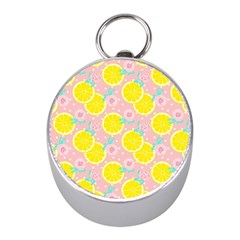 Pink Lemons Mini Silver Compasses by ConteMonfrey