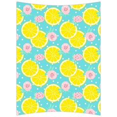 Blue Neon Lemons Back Support Cushion by ConteMonfrey