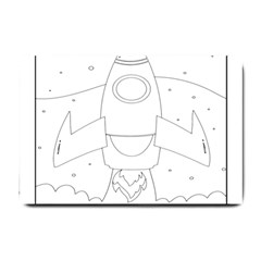 Starship Doodle - Space Elements Small Doormat by ConteMonfrey