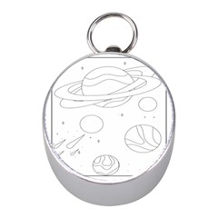 The Cuteness Of Saturn Mini Silver Compasses by ConteMonfrey