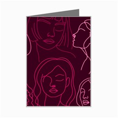 Im Only Woman Mini Greeting Card by ConteMonfrey