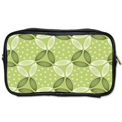 Pattern Green Toiletries Bag (one Side) by designsbymallika