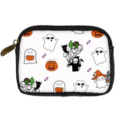 Halloween Jack O Lantern Vector Digital Camera Leather Case