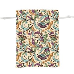 Wallpaper Floral Pattern  Lightweight Drawstring Pouch (xl)