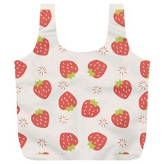 Strawberries Pattern Design Full Print Recycle Bag (xl) by Wegoenart