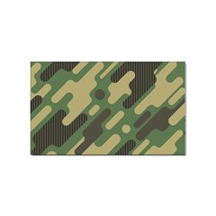 Camouflage Pattern Background Sticker Rectangular (100 Pack) by Wegoenart