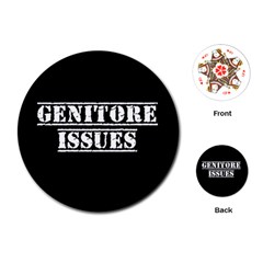 Genitore Issues  Playing Cards Single Design (round) by ConteMonfrey