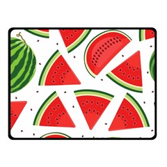 Watermelon Cuties White Fleece Blanket (small) by ConteMonfrey