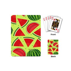 Pastel Watermelon   Playing Cards Single Design (mini) by ConteMonfrey