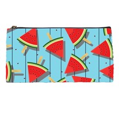 Blue Watermelon Popsicle  Pencil Case by ConteMonfrey