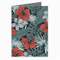 Seamless-floral-pattern-with-tropical-flowers Greeting Card