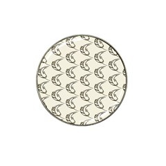 Cute Leaves Draw Hat Clip Ball Marker (4 Pack) by ConteMonfrey