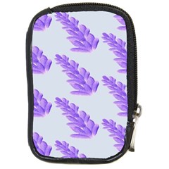 Cute Lavanda Blue Compact Camera Leather Case by ConteMonfrey