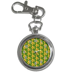 Orange Leaves Green Key Chain Watches by ConteMonfrey