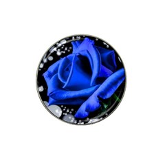 Blue Rose Bloom Blossom Hat Clip Ball Marker (10 Pack) by Wegoenart