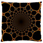 Fractal Abstract Web Art Digital Large Cushion Case (Two Sides) Front