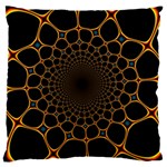 Fractal Abstract Web Art Digital Large Cushion Case (Two Sides) Back