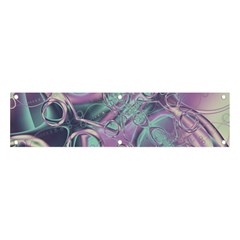 Illustration Fractal Pattern Modern Art Digital Banner And Sign 4  X 1  by Ravend