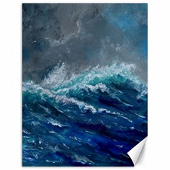 Waves Sea Sky Wave Canvas 18  X 24  by Ravend